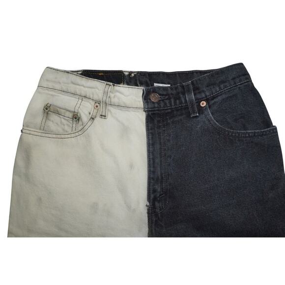 Vintage Levi’s 550 Made in USA Two-Tone|Relaxed Fit Tapered Leg | Y2K 90s 10 - Picture 2 of 7